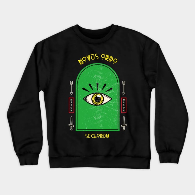 Novus Ordo Seclorum Crewneck Sweatshirt by Vintage Oldschool Apparel 